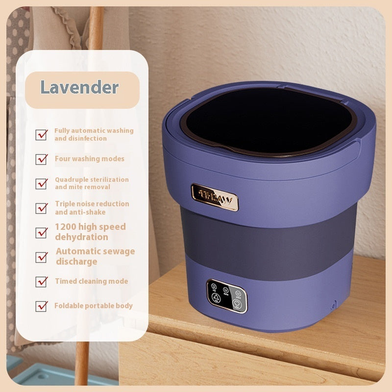 Folding Washing Machine Portable Underwear Underwear Small Washing Machine Silicone Back Scrub Bath Brush
