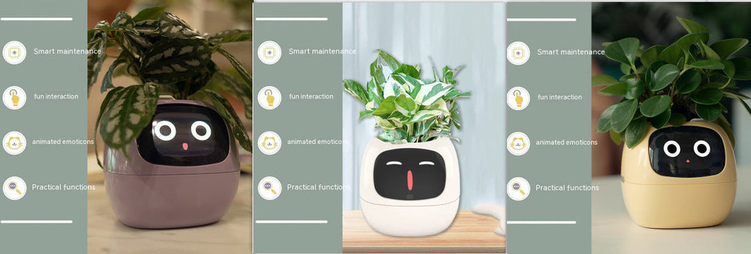 BLYNTRA Smart Planter Companion – Animated AI Plant Pot with Display BLYNTRA