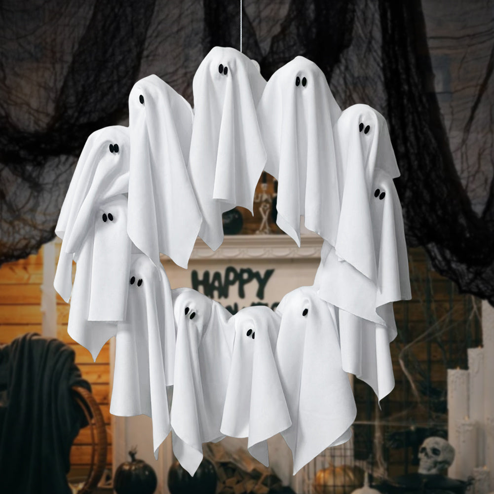 BLYNTRA Halloween Door Sign – Cute Ghost Lights for Festive Entryway BLYNTRA