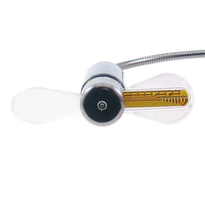 USB Fan Clock | LED Time Display & Cool Desk Gadget Silicone Back Scrub Bath Brush