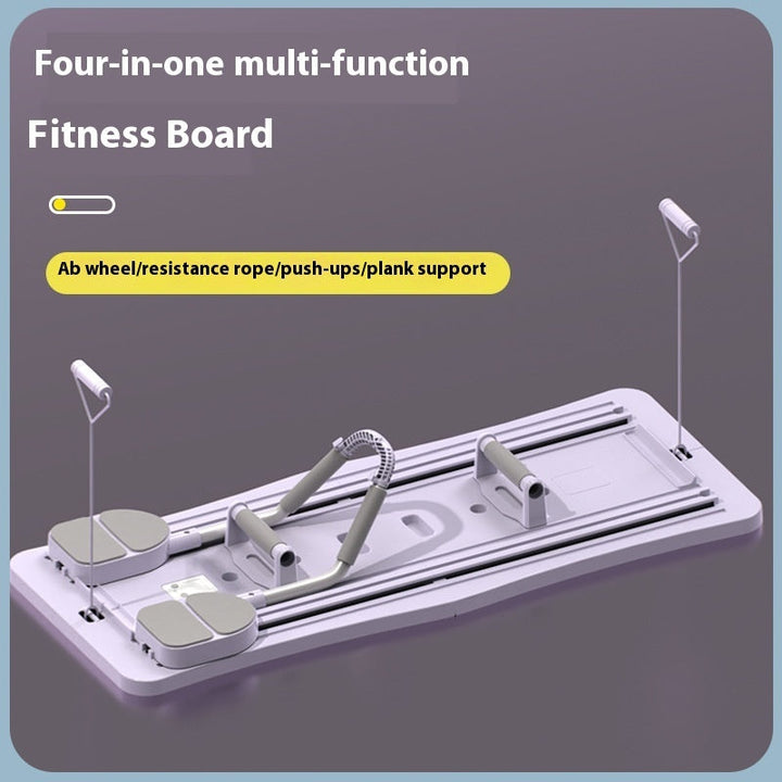 Supine Board Multifunctional Fitness Tablet Abdominal Wheel Silicone Back Scrub Bath Brush