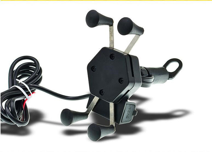 Rechargeable Motorcycle Phone Holder | USB Mount BLYNTRA