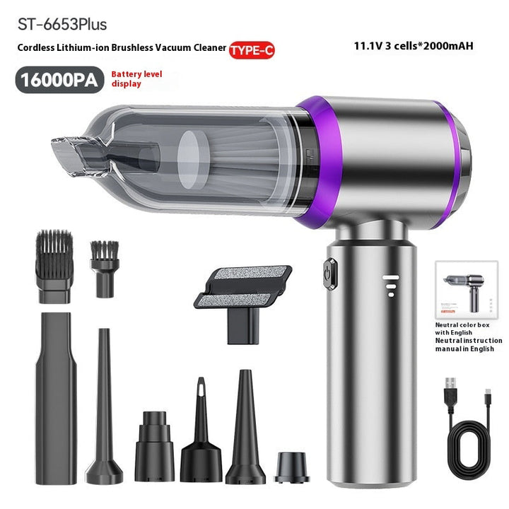 Portable Handheld Car Vacuum Cleaner Silicone Back Scrub Bath Brush