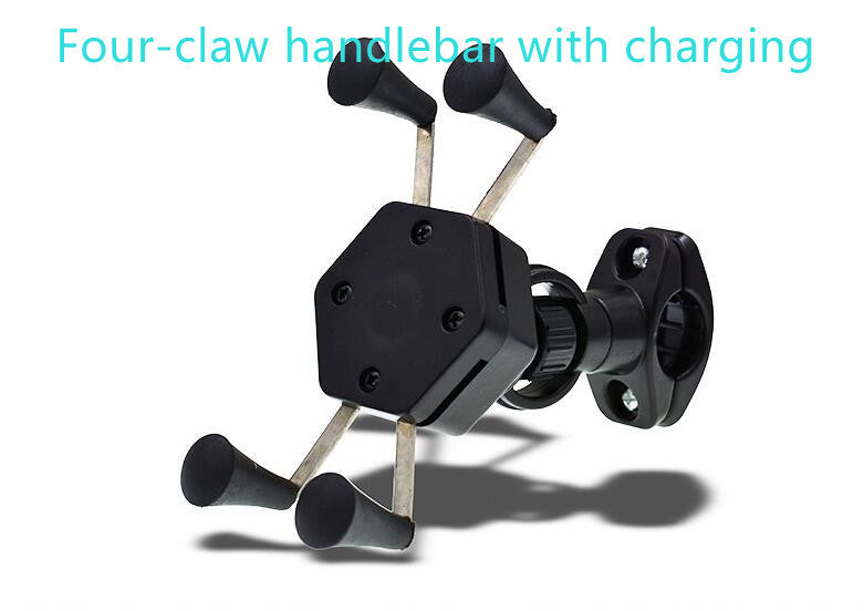 Rechargeable Motorcycle Phone Holder | USB Mount BLYNTRA