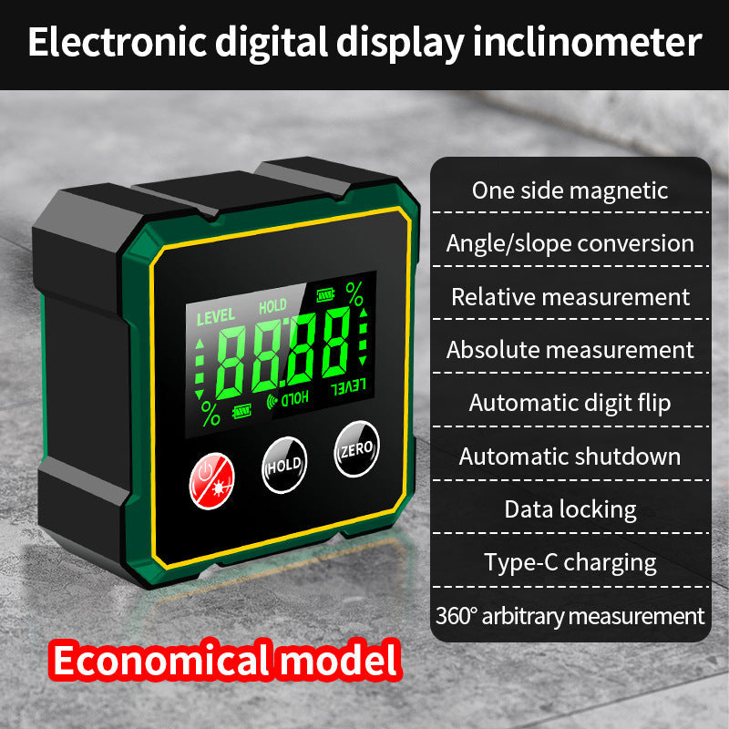 Magnetic Digital Angle Finder with Laser Gauge BLYNTRA