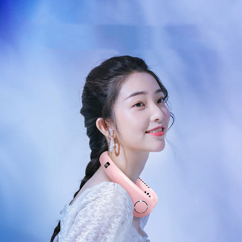 Stylish Leafless Hanging Neck Fan Usb BLYNTRA