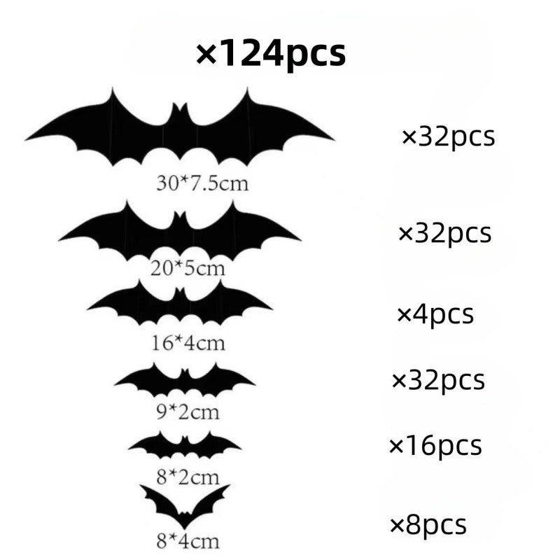 BLYNTRA 3D Bat Wall Stickers – Instantly Create Spooky Halloween Walls Silicone Back Scrub Bath Brush