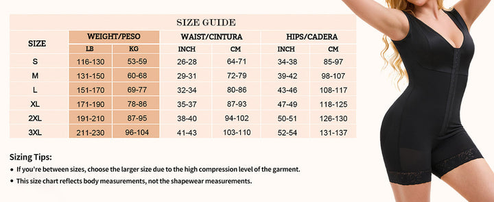 Shapewear Jumpsuit For Women Tummy Control Post Surgery Full Body Shaper Butt Lifter With Zipper Crotch Skimsbodysuits Elegant Bodysuitfajashaper Silicone Back Scrub Bath Brush
