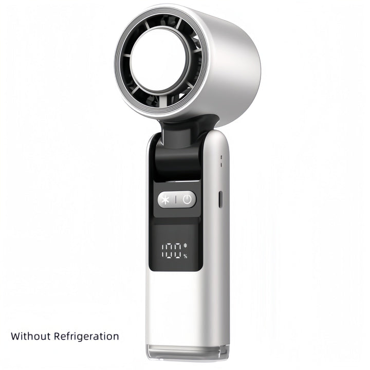 TurboChill Mini USB Fan with Digital Display Silicone Back Scrub Bath Brush