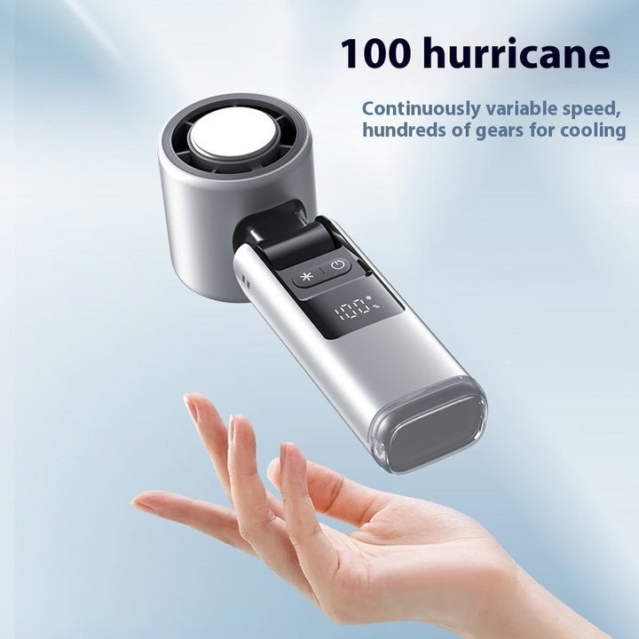 TurboChill Mini USB Fan with Digital Display Silicone Back Scrub Bath Brush