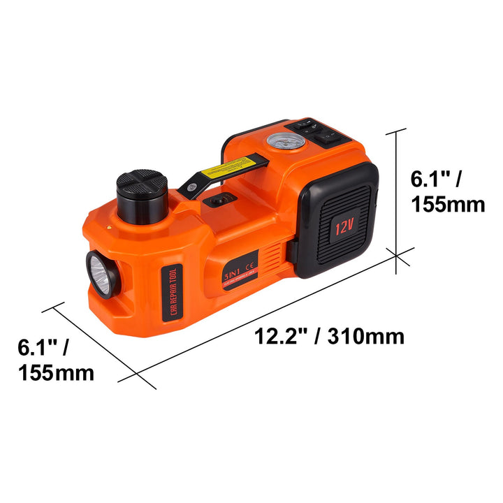 VEVOR 5T Electric Car Jack with Wrench & Pump BLYNTRA