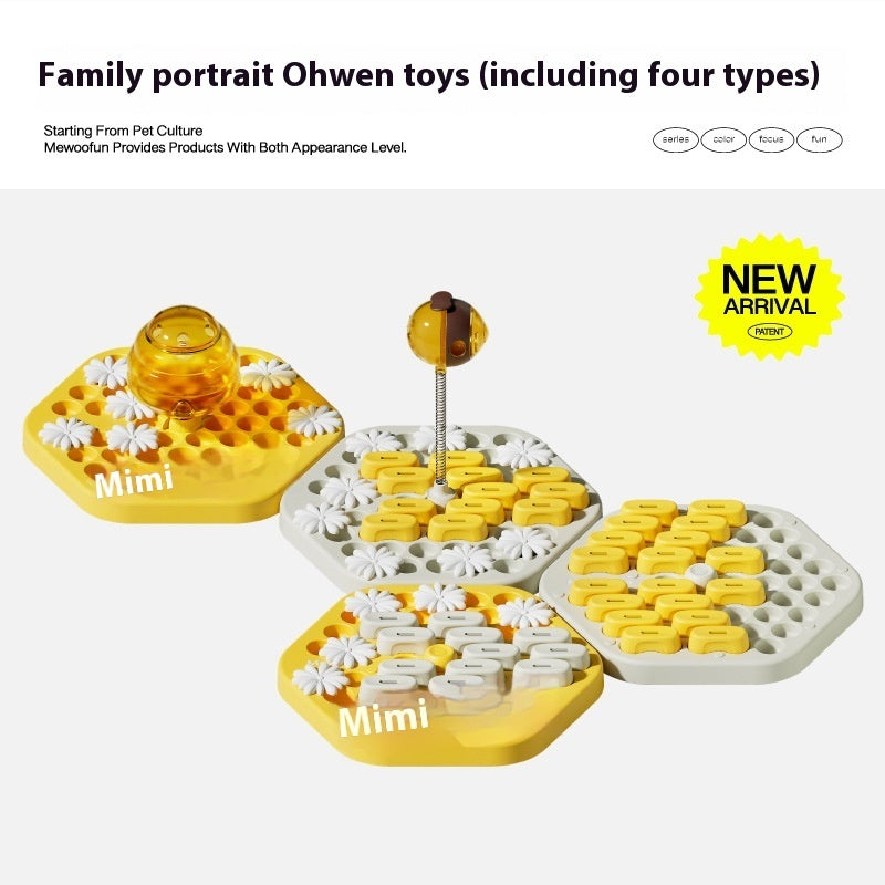 PawMaze Interactive Slow Feeder Toy for Dogs Silicone Back Scrub Bath Brush