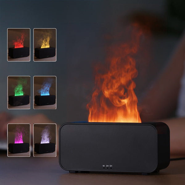 BLYNTRA™ USB Flame Aroma Diffuser – Timed Humidifier & Mood LED BLYNTRA