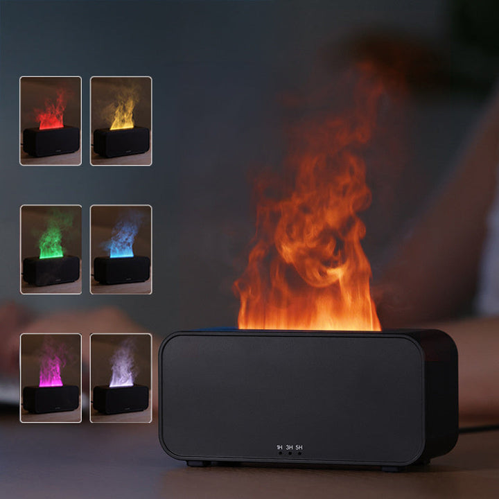 BLYNTRA™ USB Flame Aroma Diffuser – Timed Humidifier & Mood LED BLYNTRA