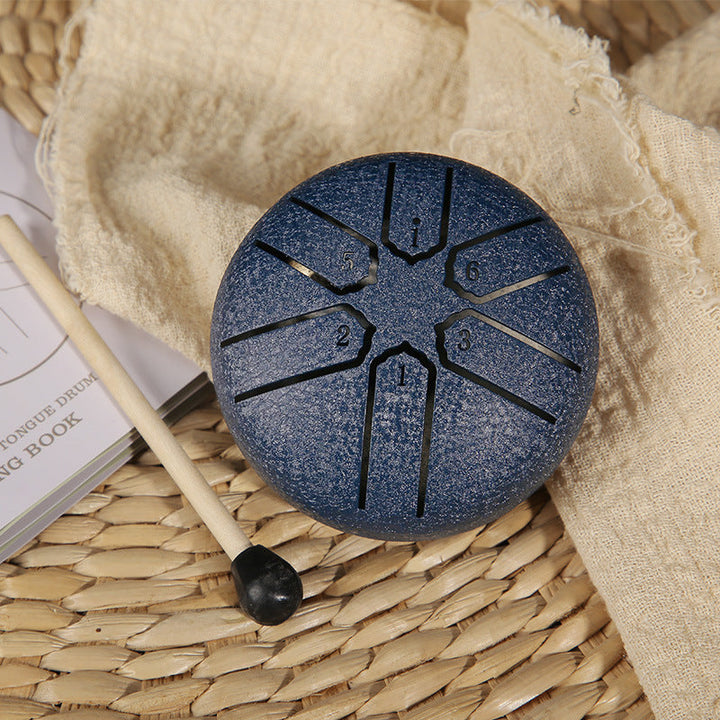 Hollow Drum Steel Tongue Drum Air Force Drum Corps Worry-free Drum Percussion Portable Musical Instrument Silicone Back Scrub Bath Brush