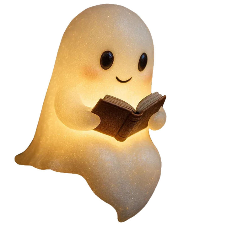 Cute LED Ghost Night Light Children's Nightlight Gift Bedside Sleep Lamp Halloween Decorations Lovely Ghost Lamp Warm Light Silicone Back Scrub Bath Brush