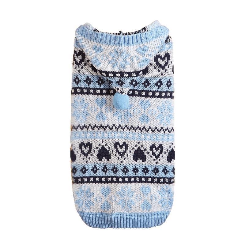 Snowflake Knit Dog Sweater | Warm & Stylish BLYNTRA