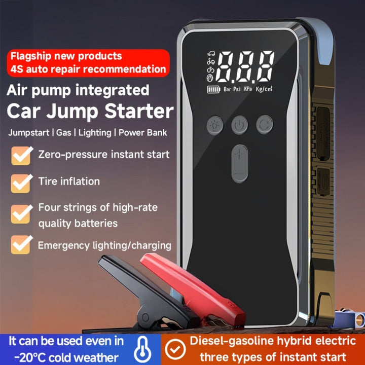 4000A Car Jump Starter & Air Compressor 12V Silicone Back Scrub Bath Brush