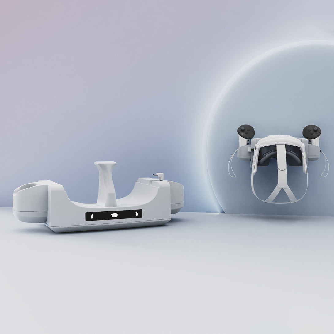 BLYNTRA VR Helmet Wall Mount Charging Base with Handle Dock BLYNTRA
