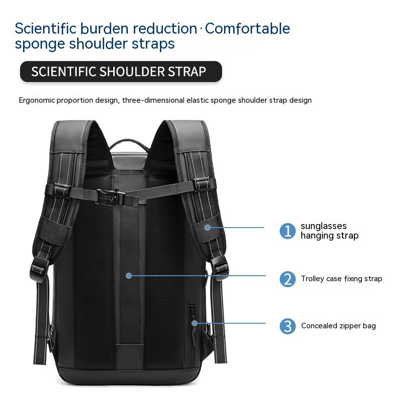 Men's Minimalist Multifunctional Large Capacity Travel Backpack BLYNTRA